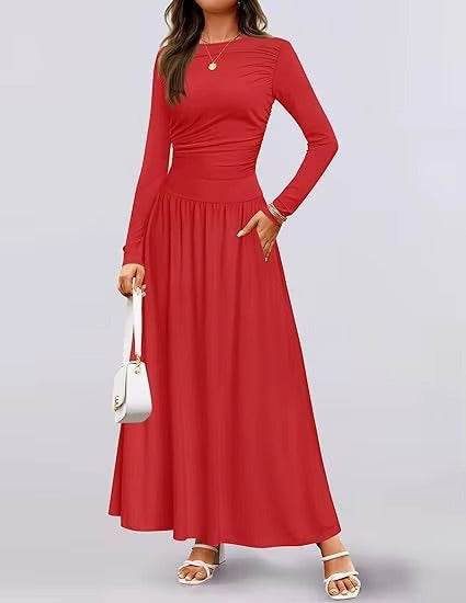 Soft elegance dress, calm and natural