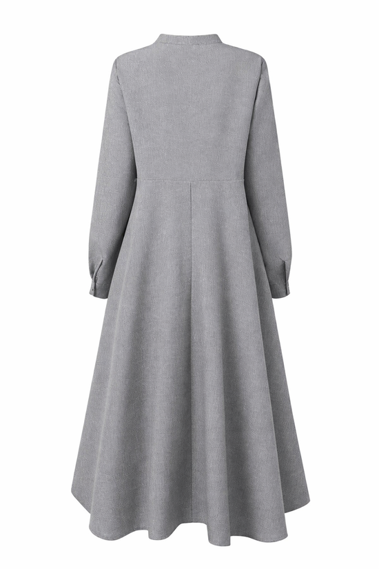 Long-sleeve midi dress