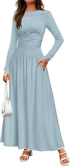 Soft elegance dress, calm and natural